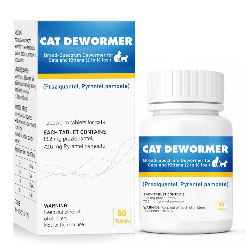 7 Way De-Wormer Chewable Tablets for Dogs & Cats, 50 Count G57833