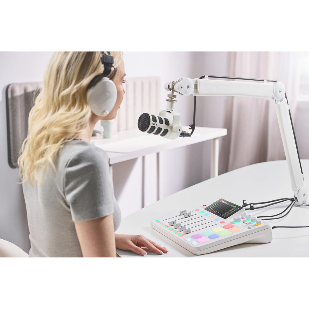 White Cardioid Dynamic Broadcast Microphone Pair J216