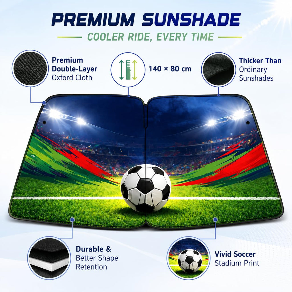 Foldable Front Window Sunshade 140 x 80cm A65556