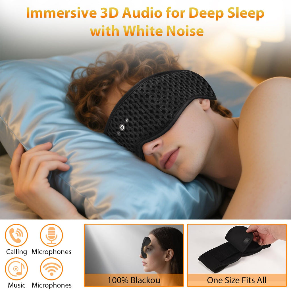 Sleep Mask with Bluetooth Headphones S86616