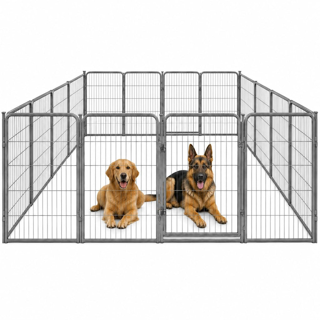 40 inch 16 Panels Portable Heavy Duty Metal Dog Playpen G22114