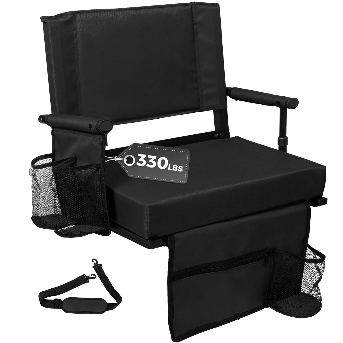 Bleacher Chair with Back & Cushion N78484