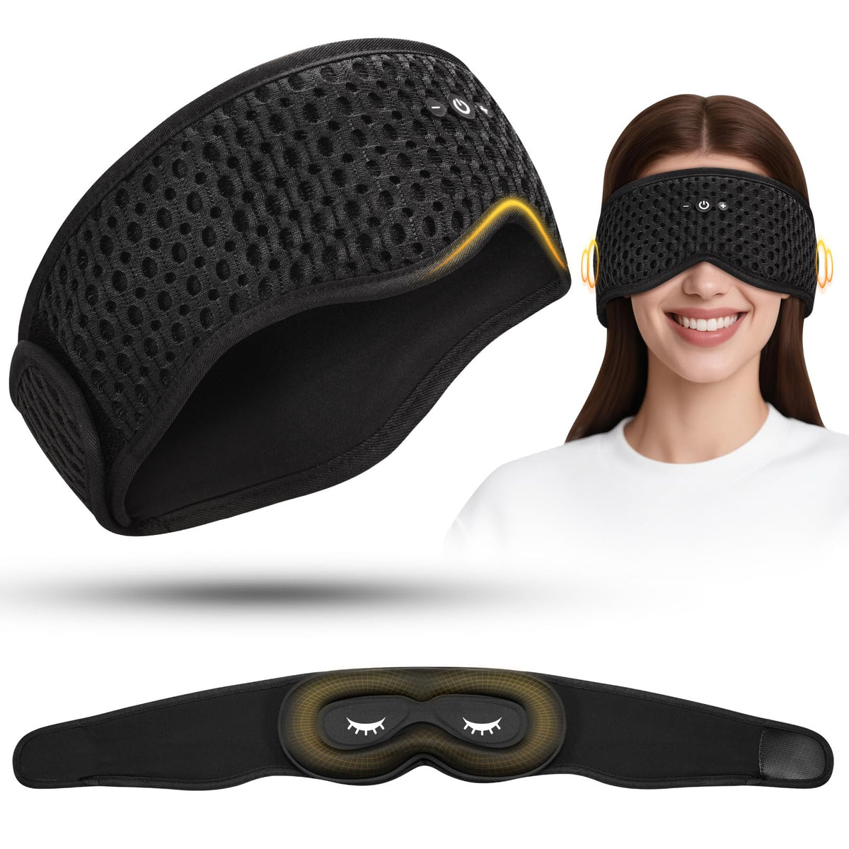 Sleep Mask with Bluetooth Headphones S86616
