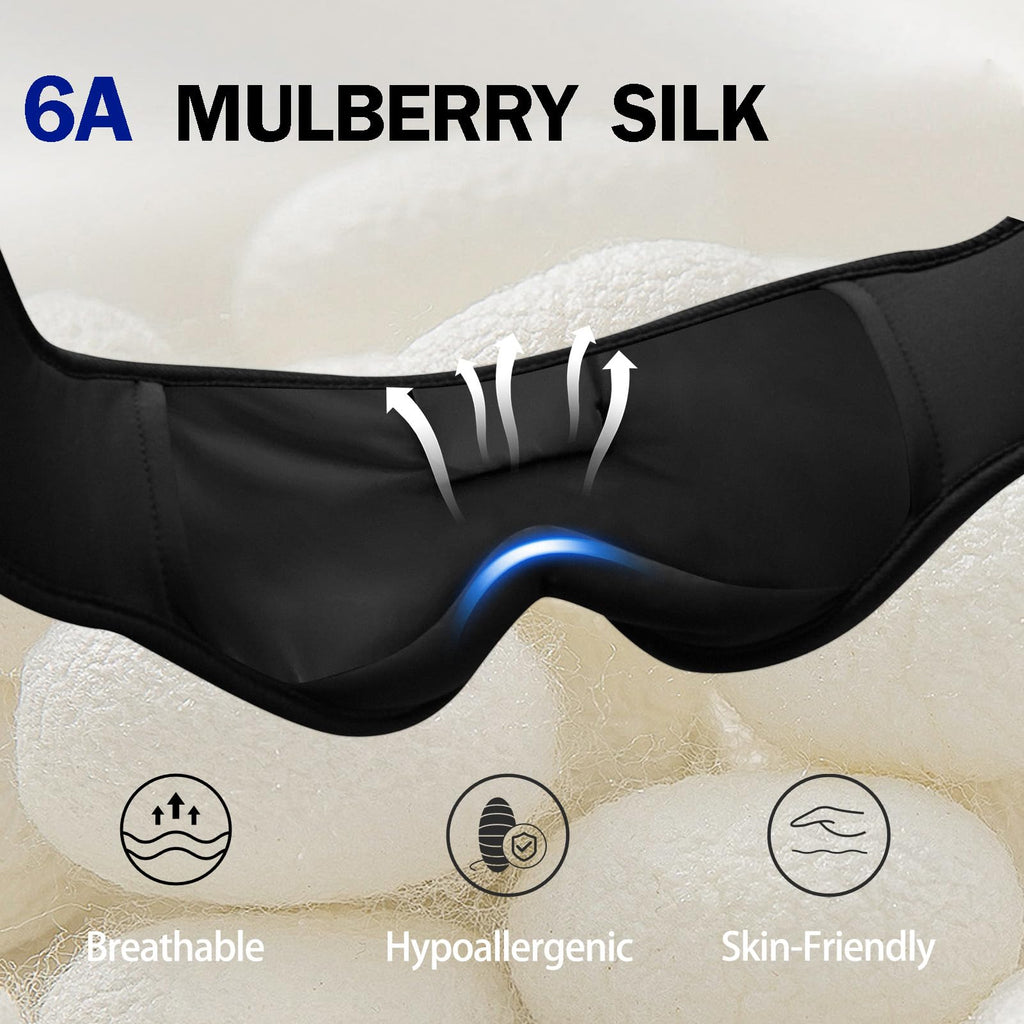 Silk Bluetooth Sleep Mask with Headphones F96312