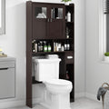 Over The Toilet Storage Cabinet with Doors and Shelves Z96798