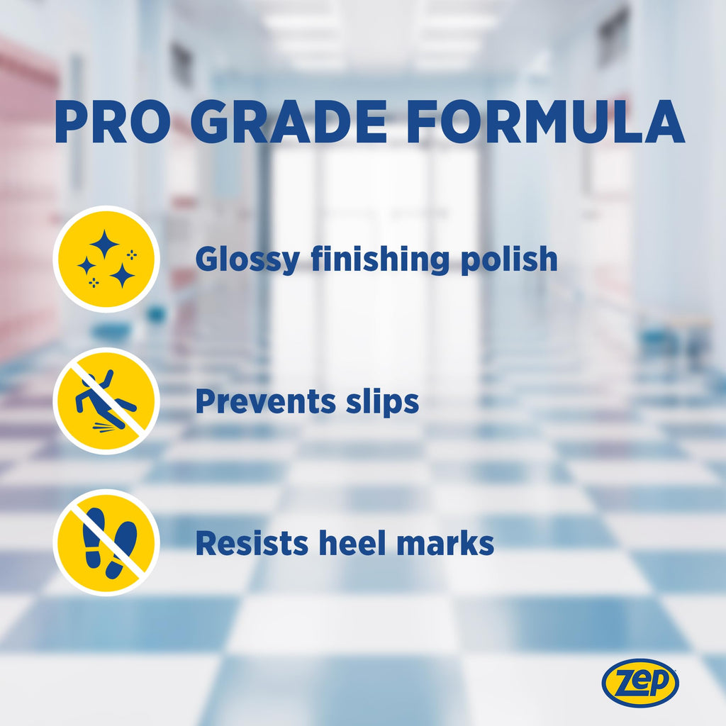 Wet-Look Floor Polish, 4-1 Gallon Bottles J3550