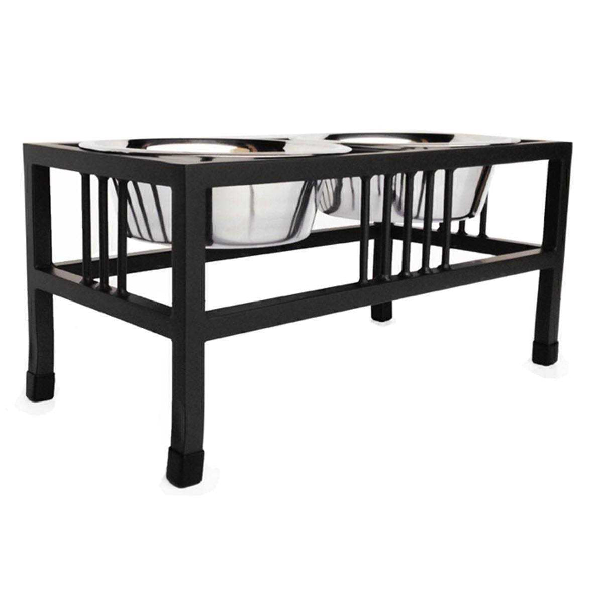Double Raised Dog Bowl X177