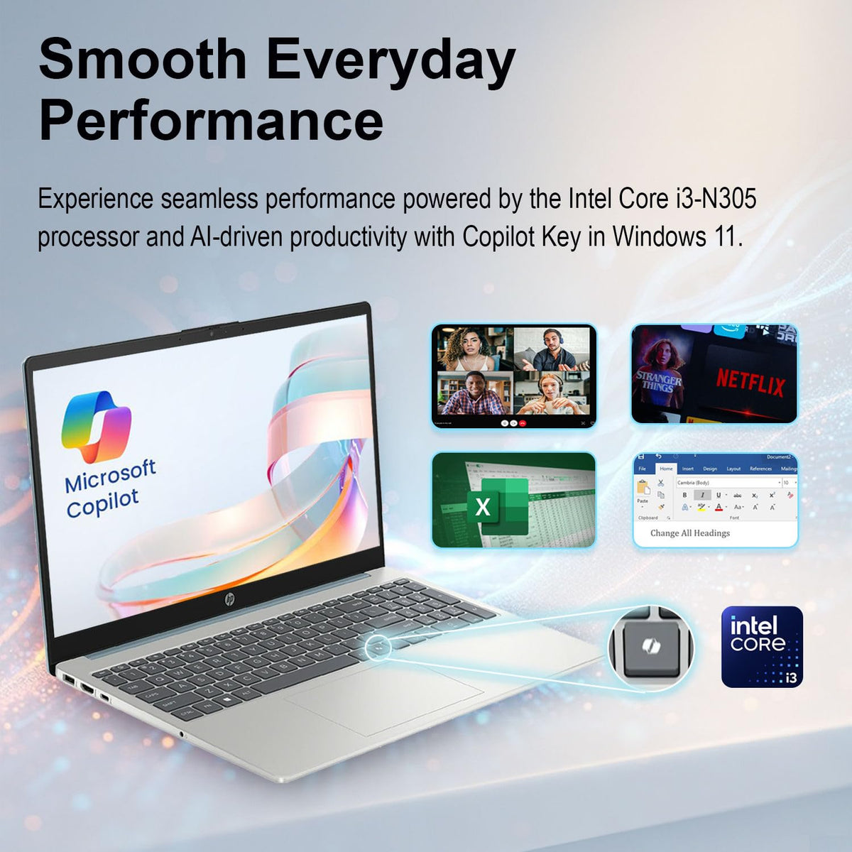 15.6" FHD Touchscreen Laptop Intel Core i3 8GB 256GB SSD S944994