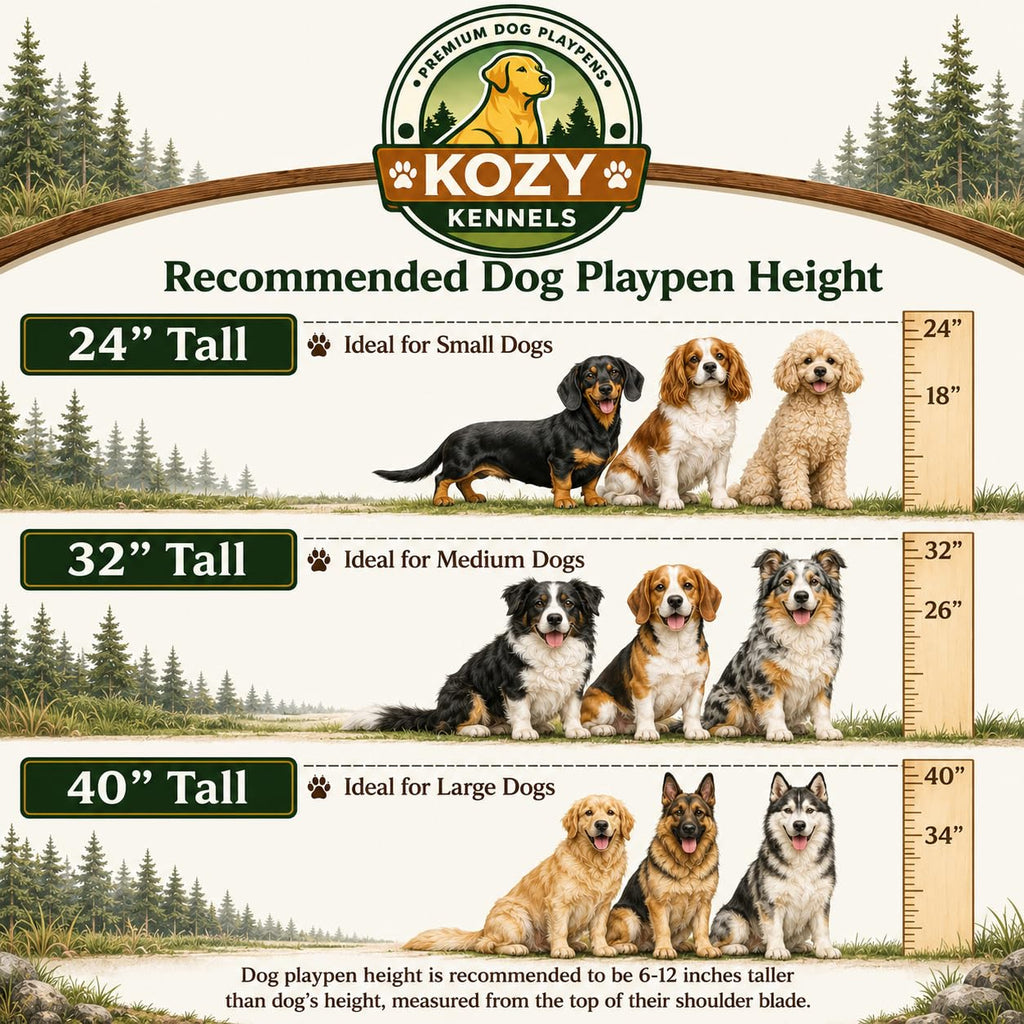 40 inch 16 Panels Portable Heavy Duty Metal Dog Playpen G22114