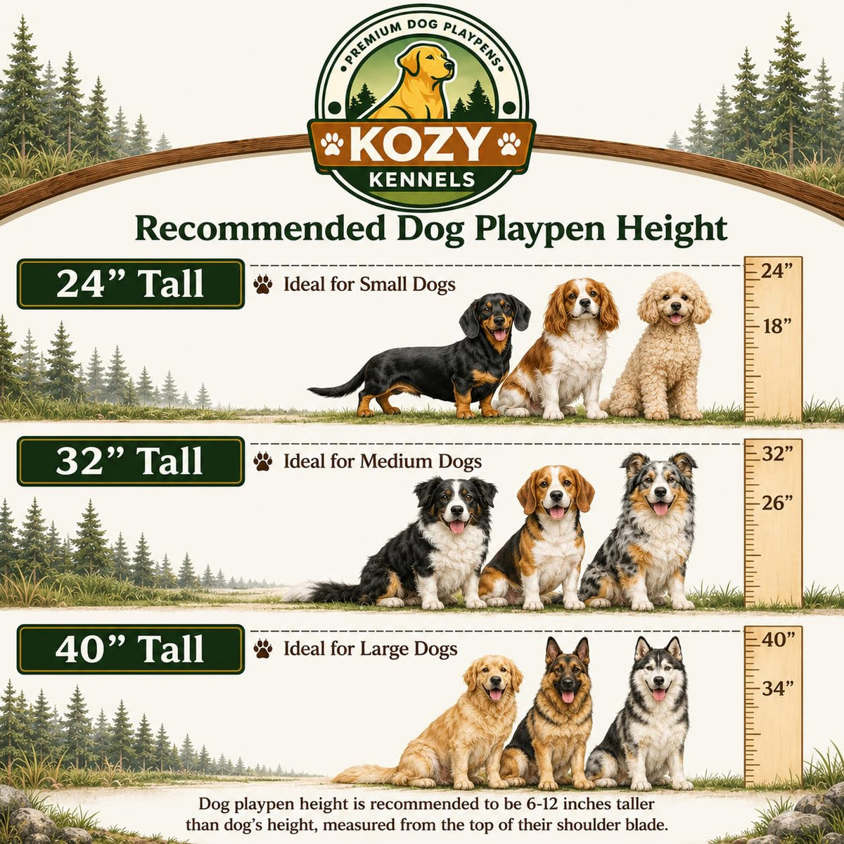 40 inch 16 Panels Portable Heavy Duty Metal Dog Playpen G22114