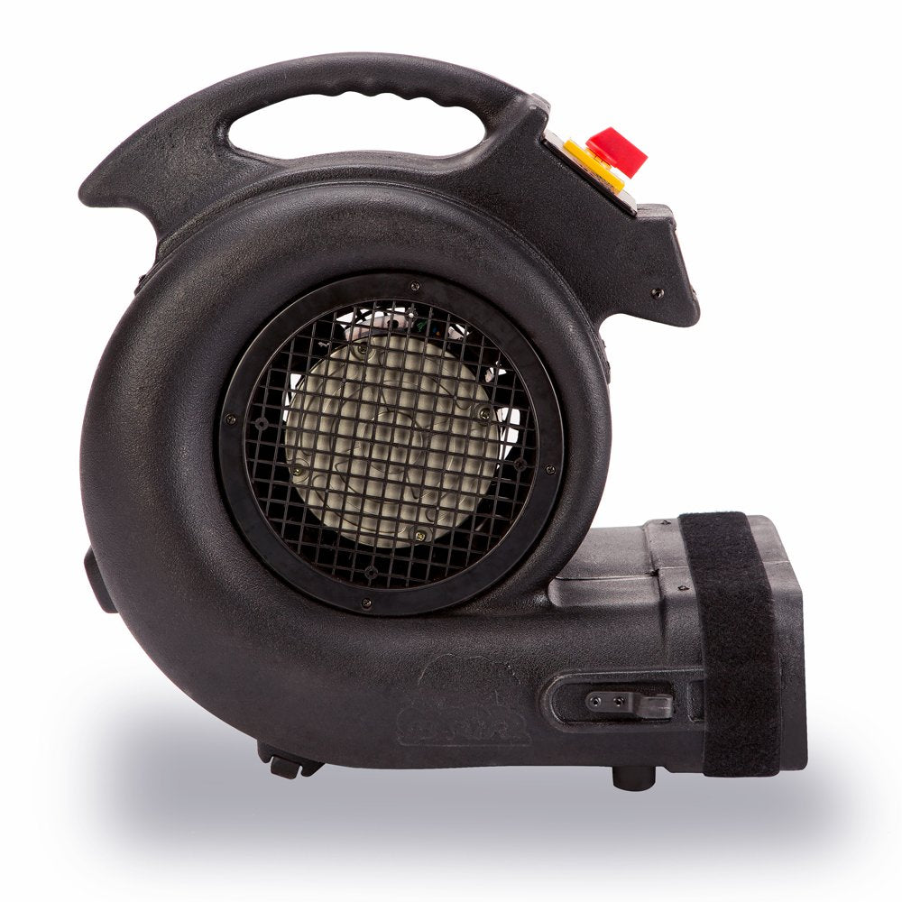 1 HP 3550 CFM Air Mover Carpet Dryer Floor Fan Black Y7009