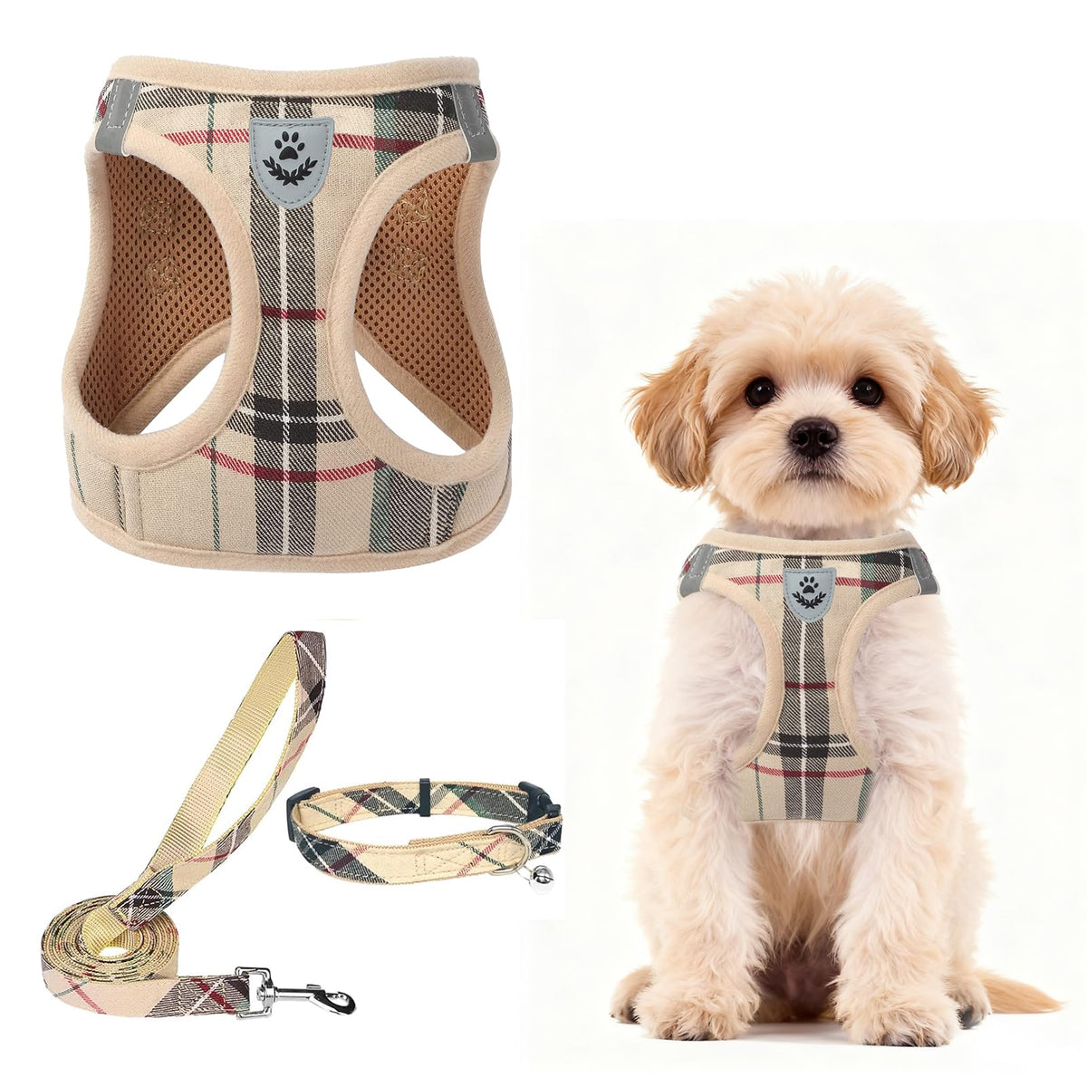 Dog Harness, Collar and Leash Set P124191
