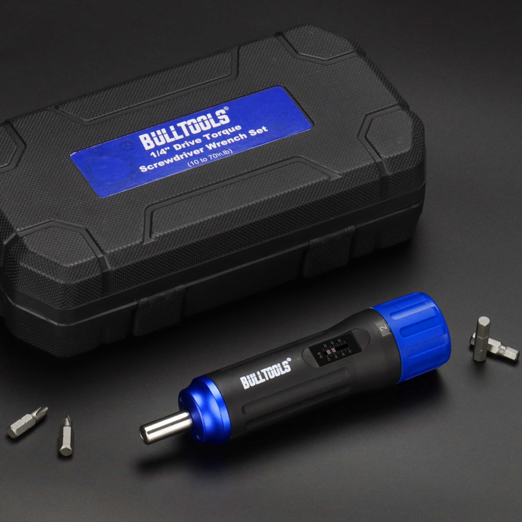 Torque Screwdriver Wrench Set, 10 to 70 Inch Pounds D74693
