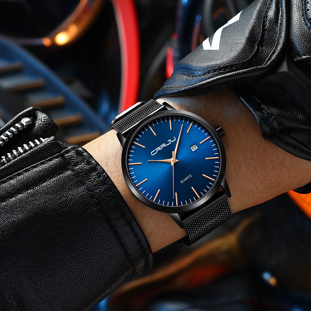 Minimalist Auto Date Quartz Waterproof Watch C82624
