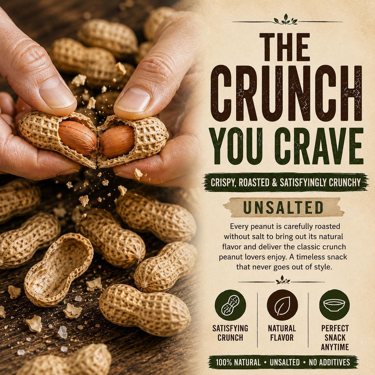 2 LB Unsalted Roasted Peanuts In Shell M221432