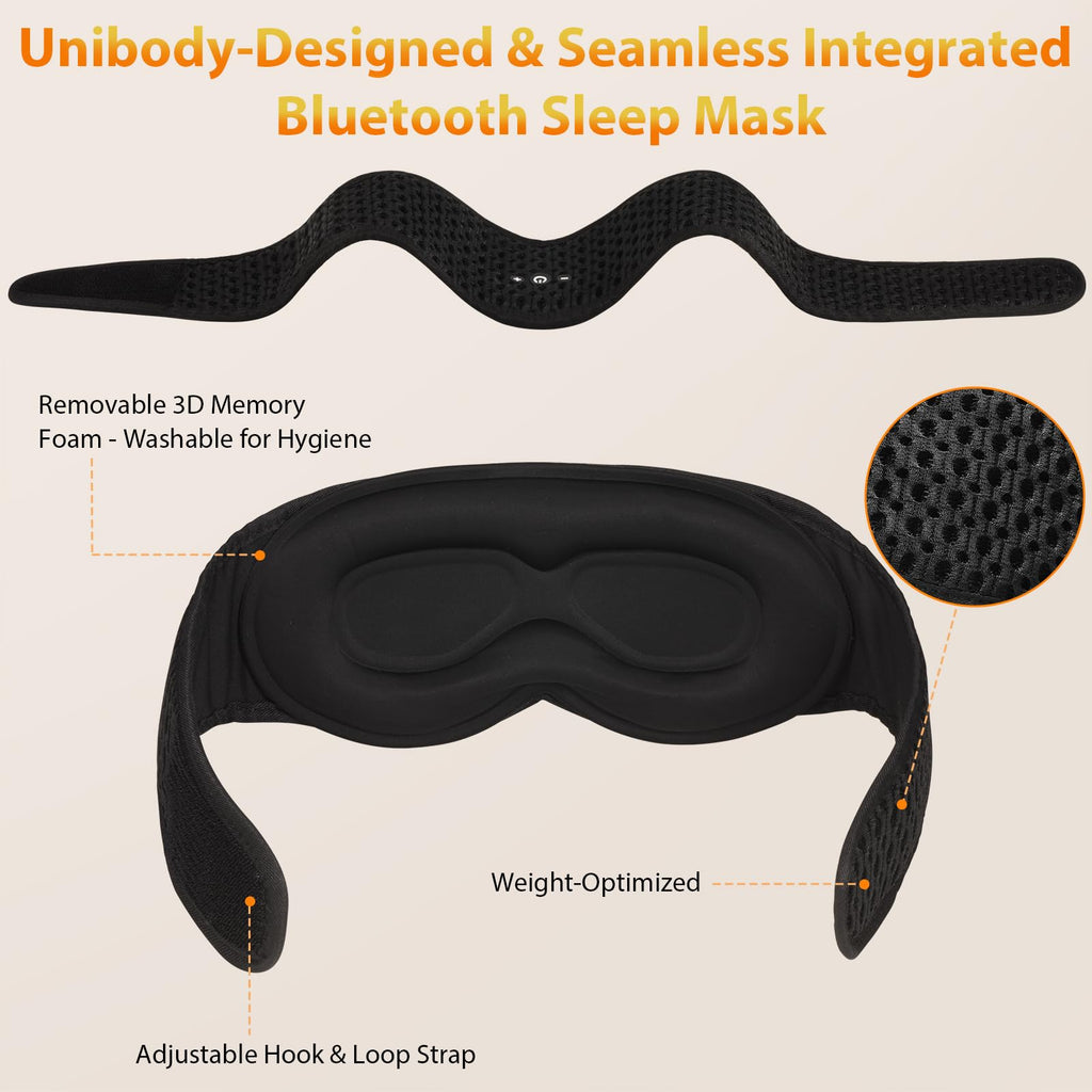 Sleep Mask with Bluetooth Headphones S86616