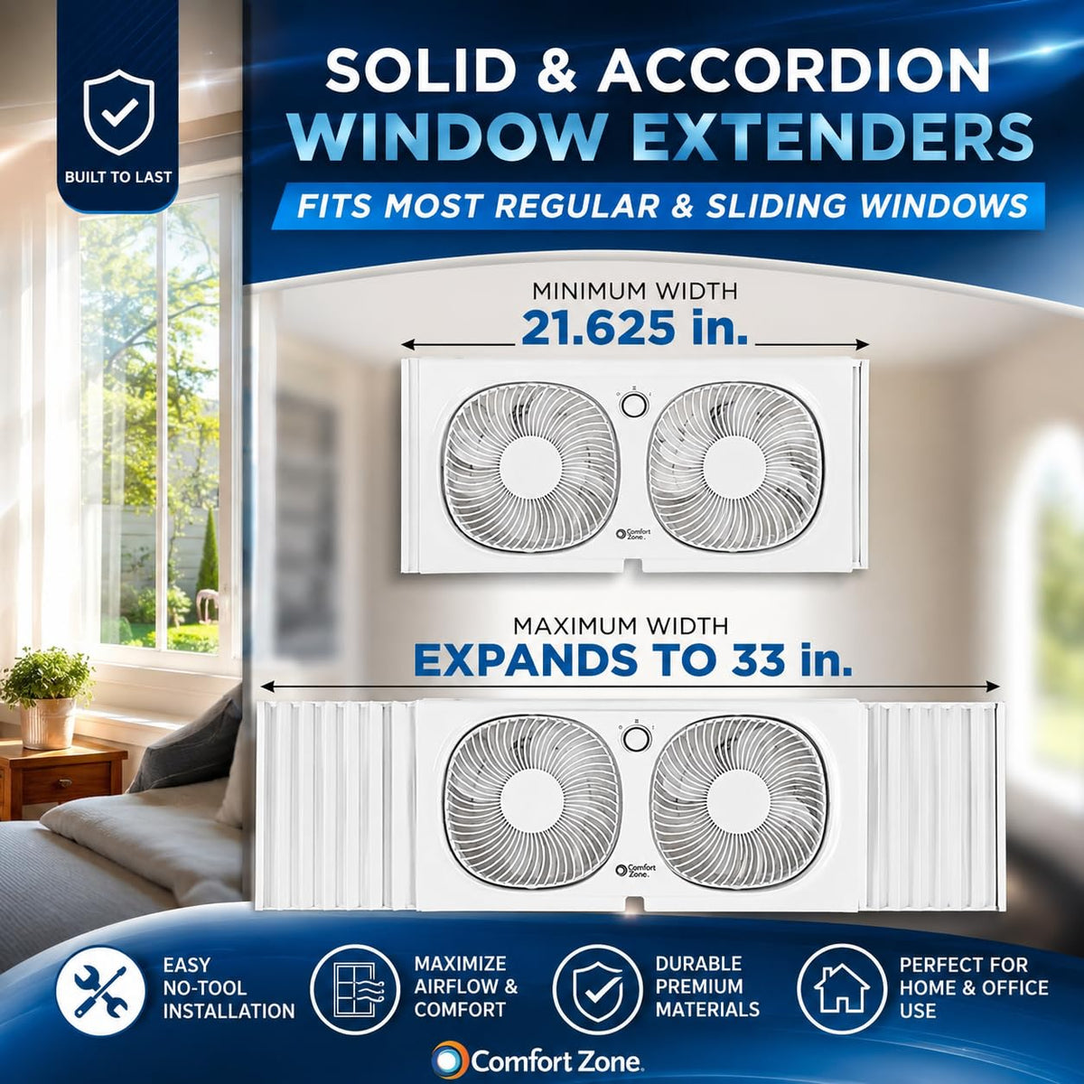 Twin Window Fan with 2 Speeds W333285