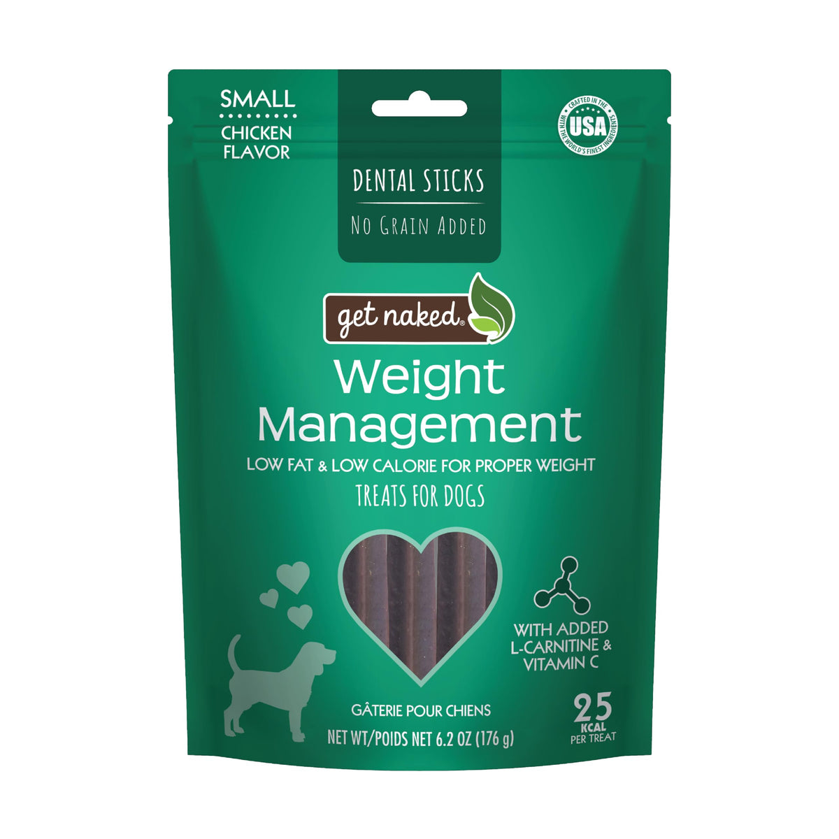 Grain-Free Dental Chew Sticks for Small Dogs, 6.2 oz Z6546