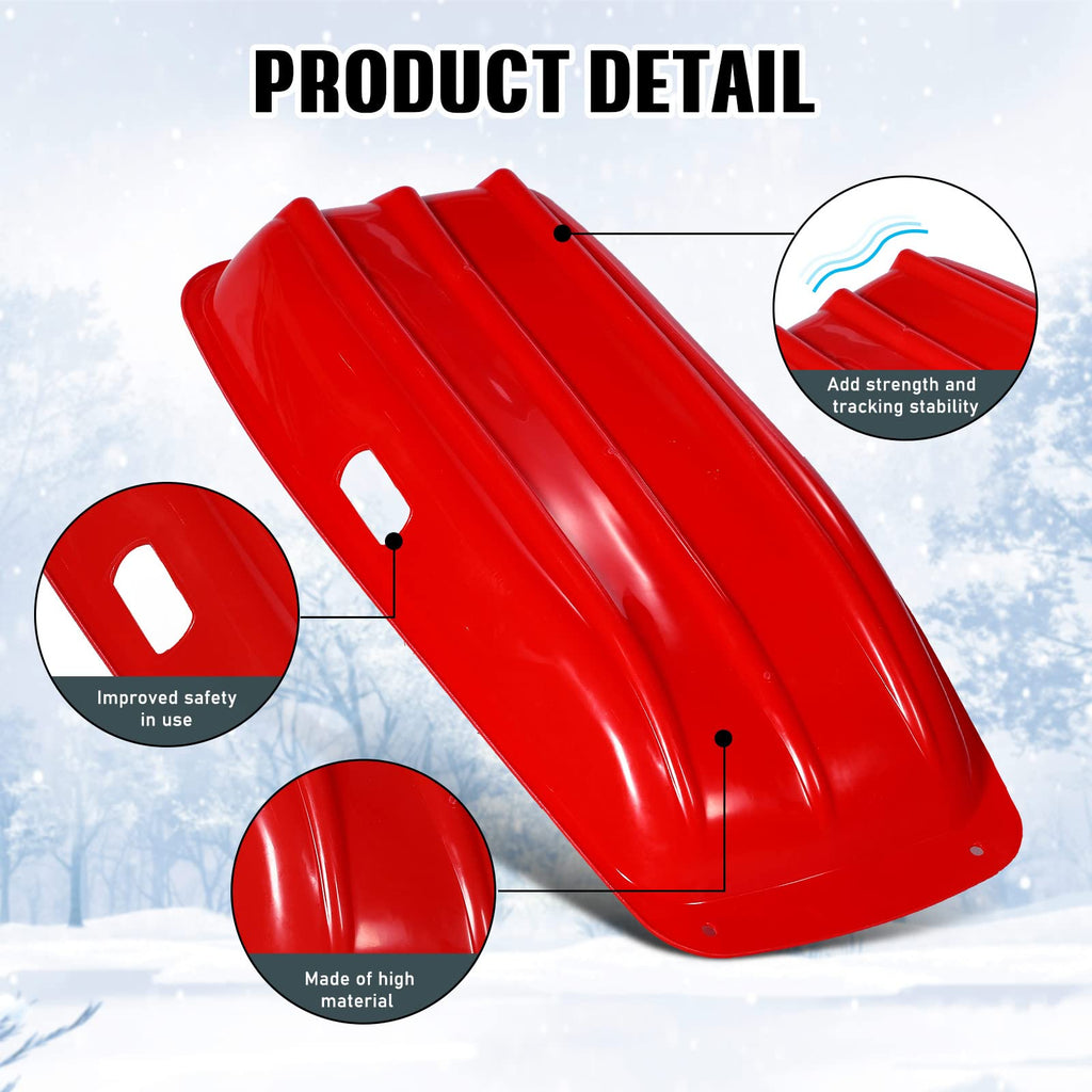 6 Pcs 35 in Plastic Snow Sled H194