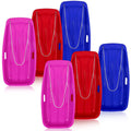 6 Pcs 35 in Plastic Snow Sled H194
