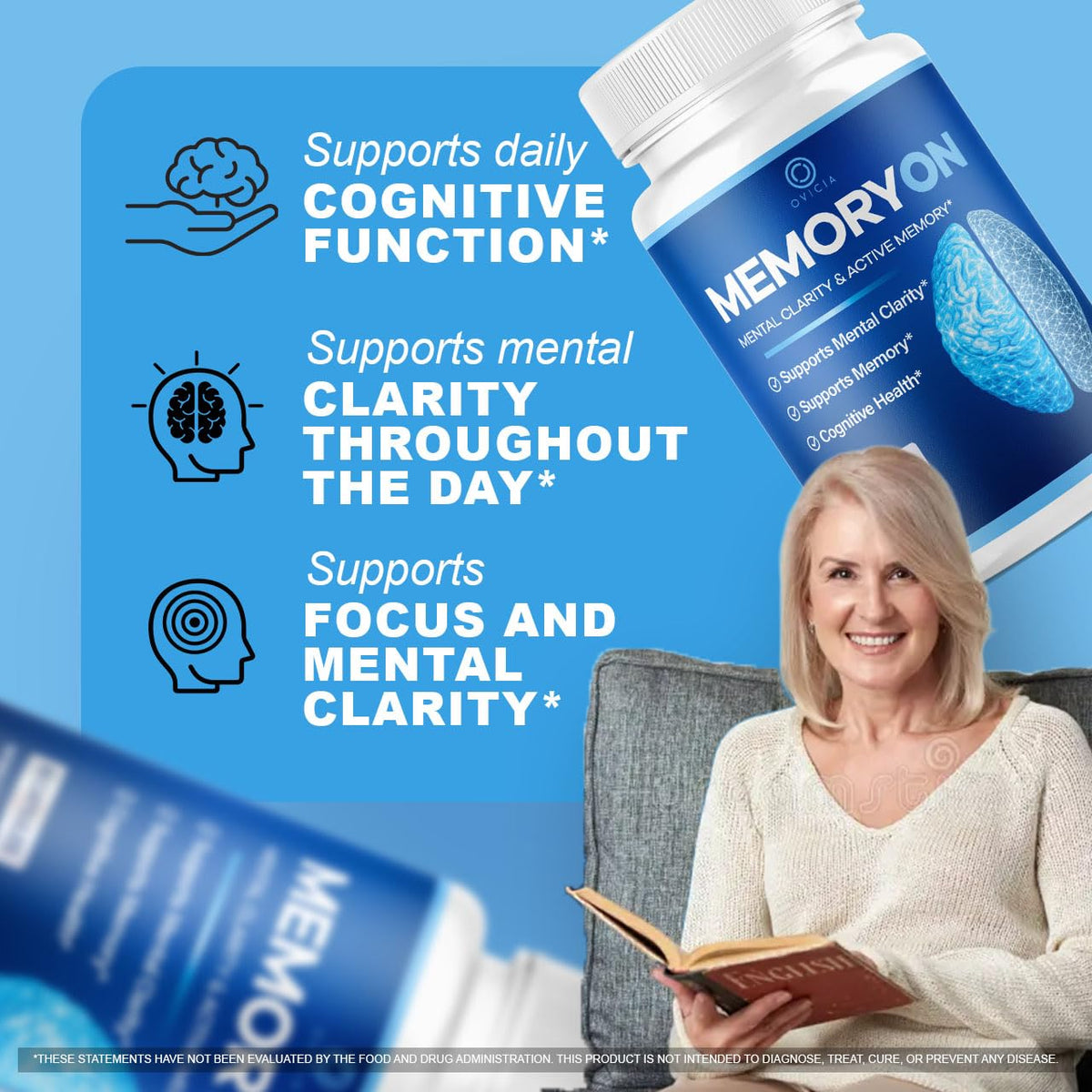 120 Capsules Memory Support Pills G9158
