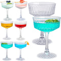 Crystal Coupe Glasses Set of 6, 6.8oz Cocktail Glasses V1530