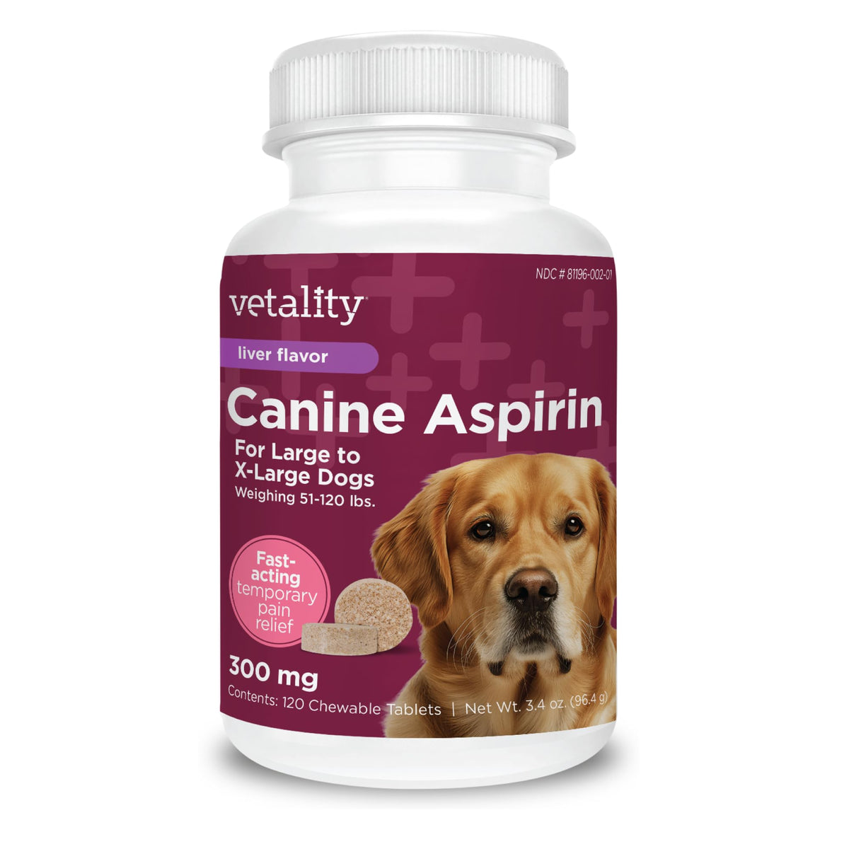 Canine Aspirin 120 ct V240113
