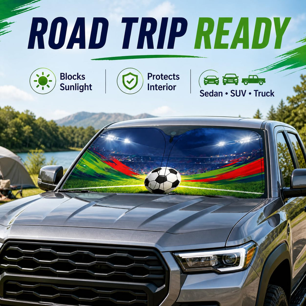 Foldable Front Window Sunshade 140 x 80cm A65556