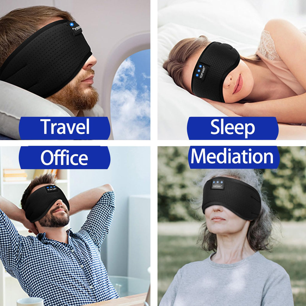 Silk Bluetooth Sleep Mask with Headphones F96312