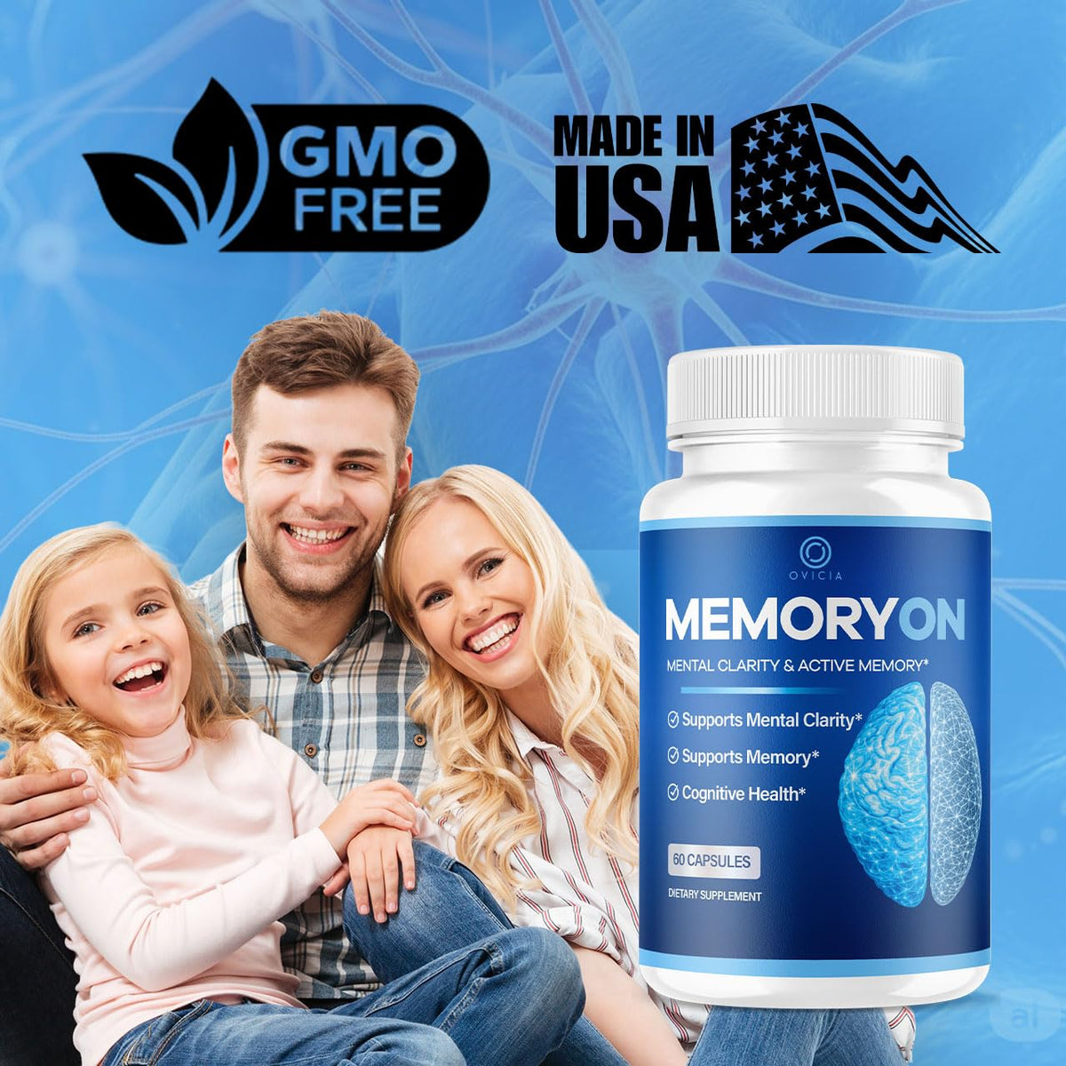 120 Capsules Memory Support Pills G9158