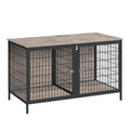 Greige Dog Crate Furniture V25462