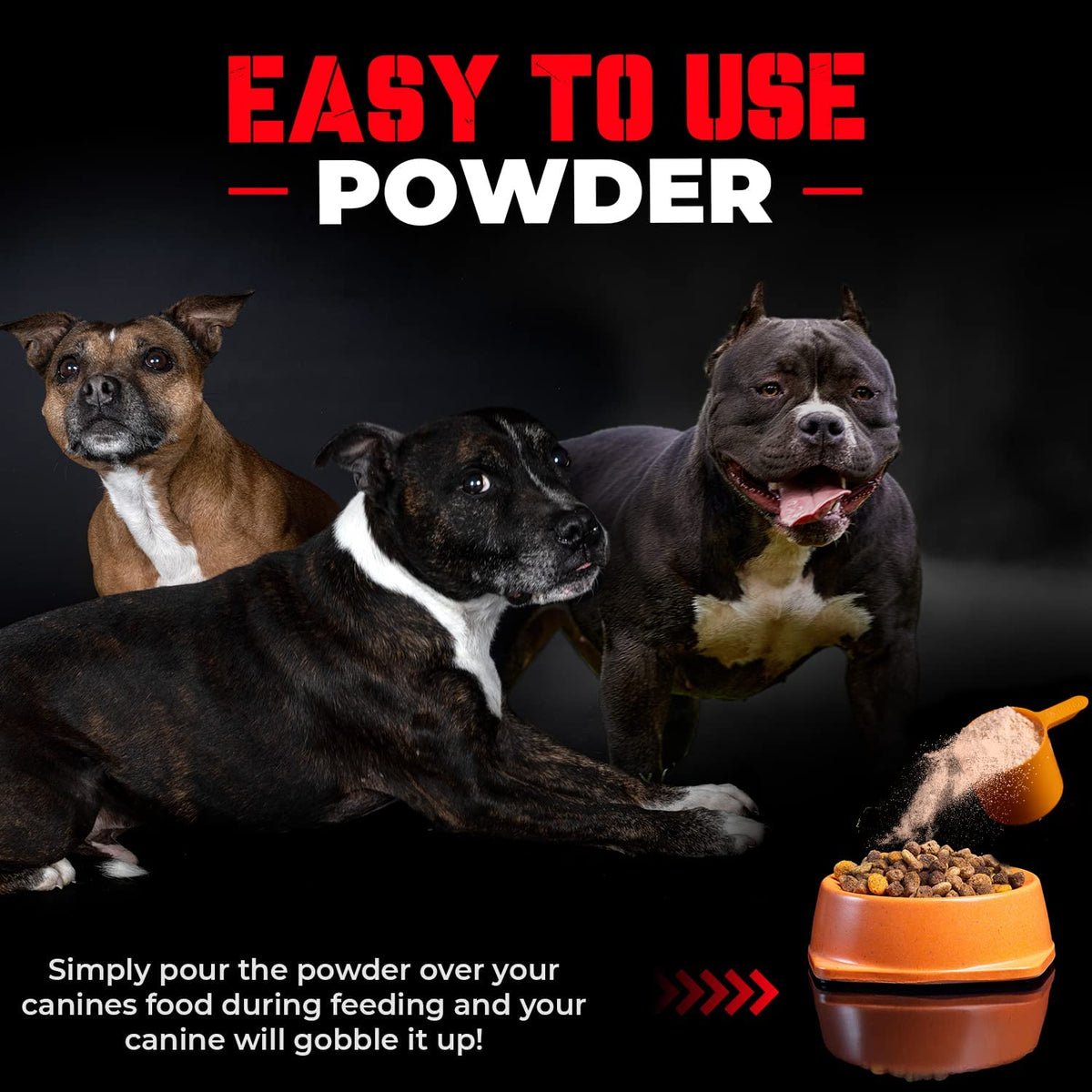 Real Meat Protein Powder for Dogs 60 Servings D7184