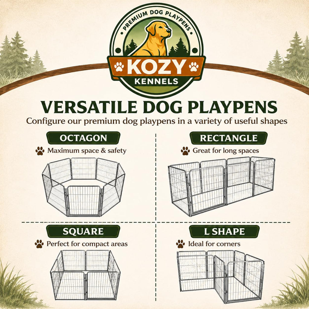 40 inch 16 Panels Portable Heavy Duty Metal Dog Playpen G22114