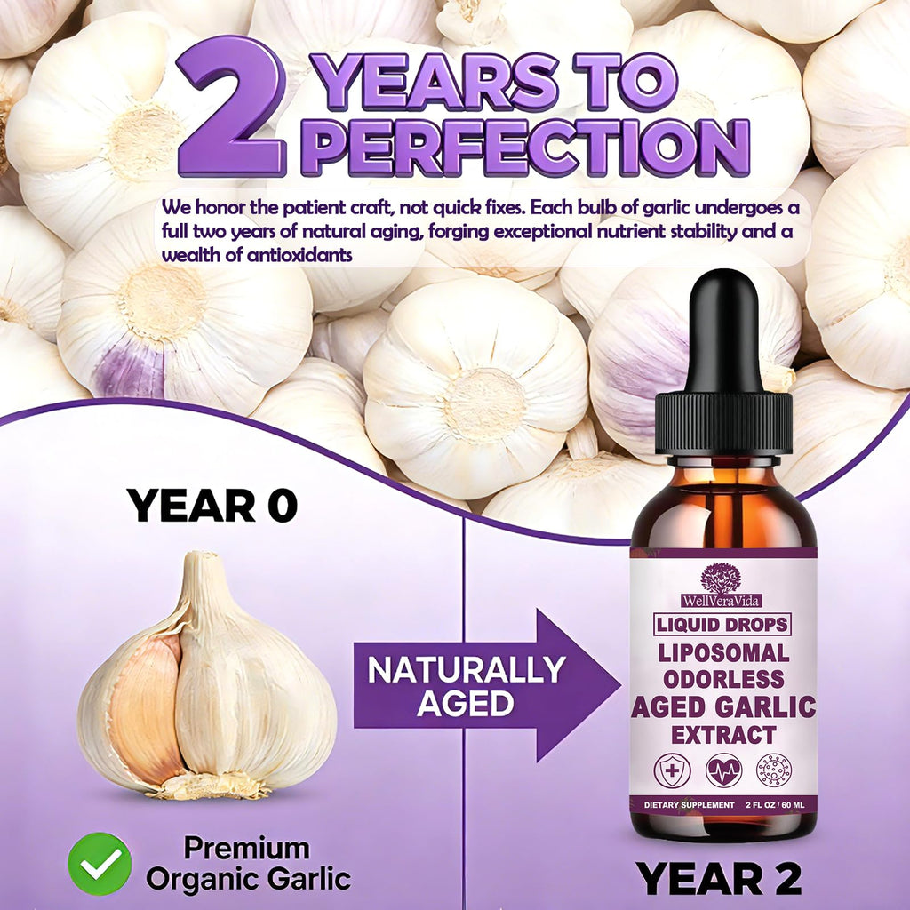 Organic Odorless Garlic Extract Liquid Drops 500mg Y803462