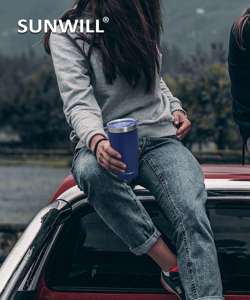 20 oz Insulated Stainless Steel Travel Tumbler with Lid Y719078
