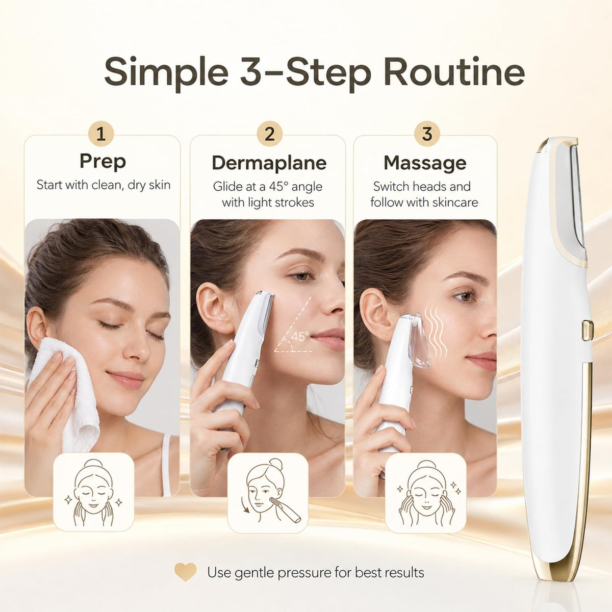 Electric Dermaplane Razor for Face X582