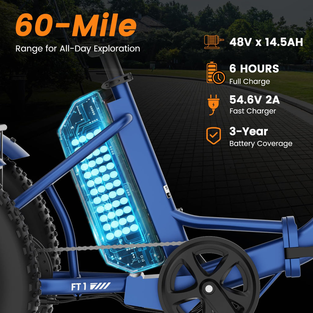 Electric Tricycle for Adults 500W 20" Fat Tire X7226