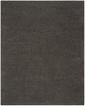 Dark Grey 9' x 12' Shag Area Rug U1264