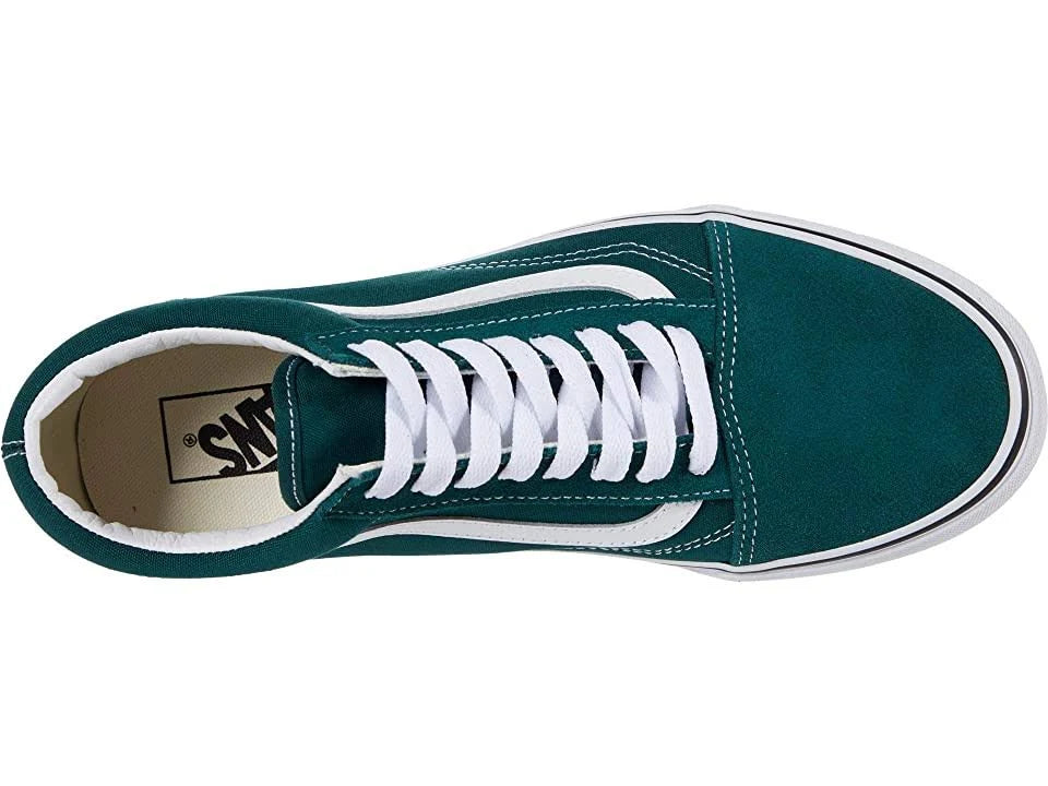 Bistro Green True White Old Skool Shoes B36714