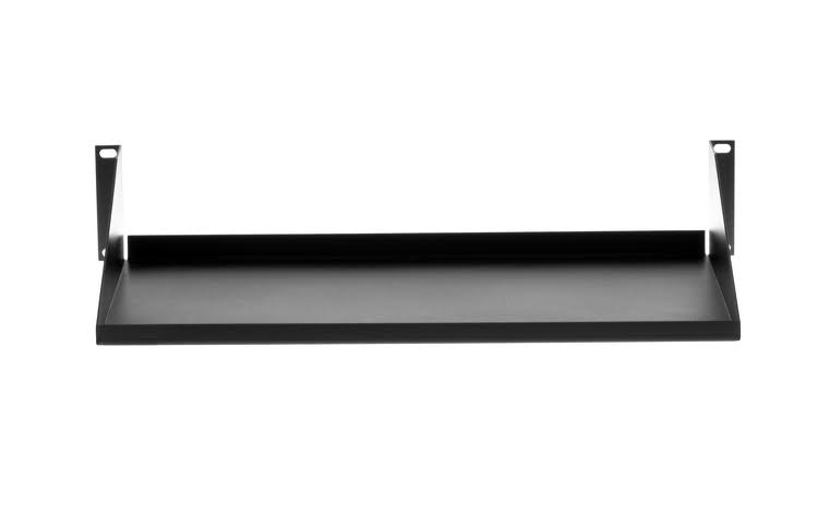 Black Cantilever Rack Mount Shelf U82692
