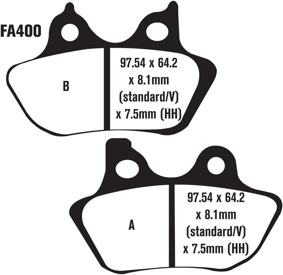 Complete Double-H Sintered Brake Pad Change Kit Q7573
