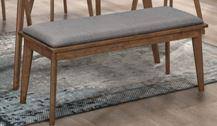 Natural Walnut Dining Bench Q460