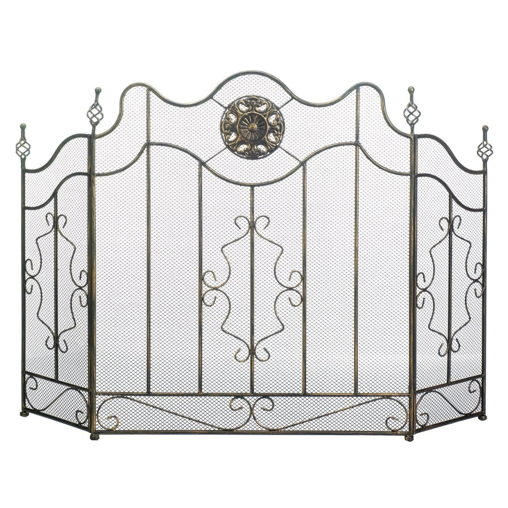 Metal Fireplace Screen V1487