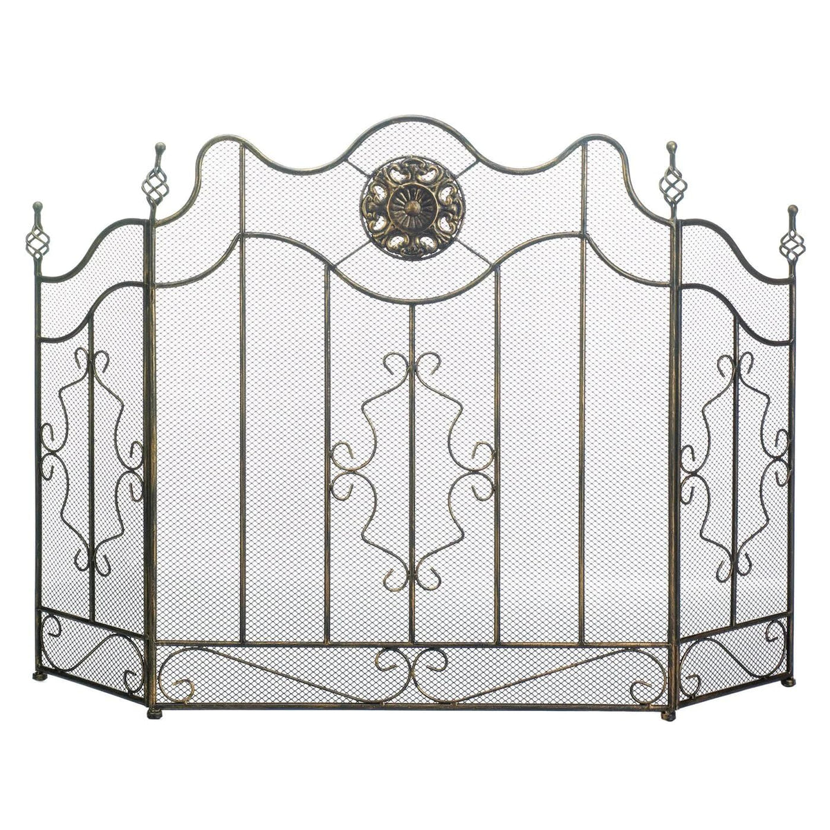 Metal Fireplace Screen V1487