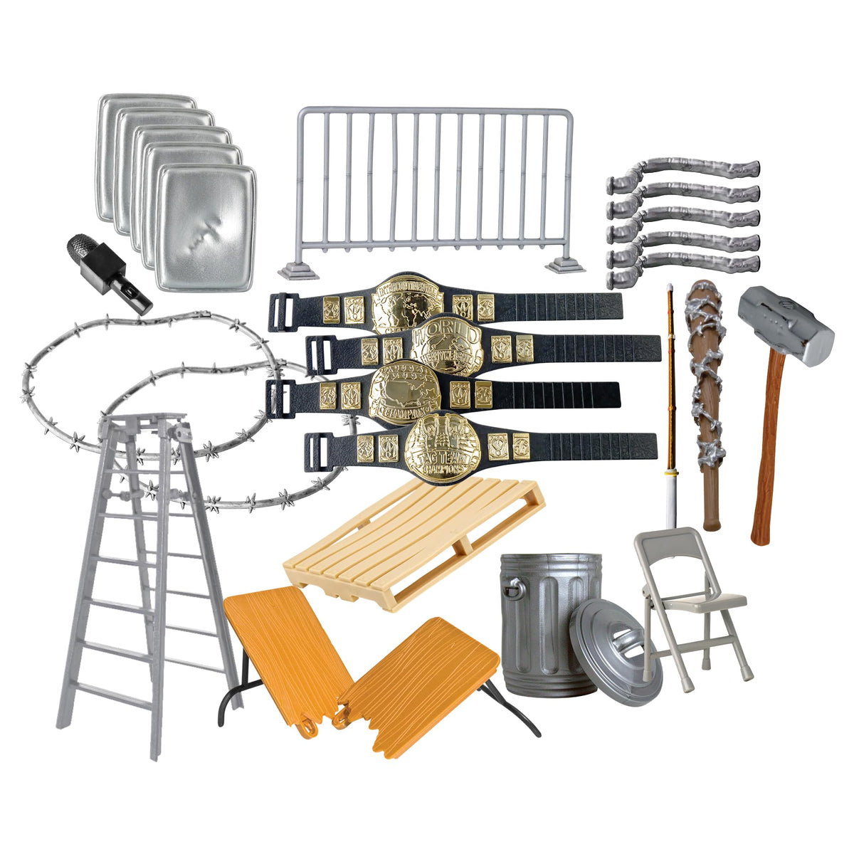 26 Piece Accessory Set for Wrestling Action Figures A325