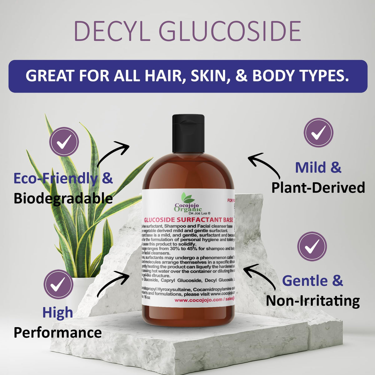 Lauryl Glucoside Natural Surfactant 16 Oz W351346