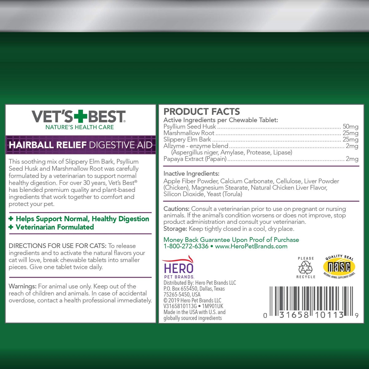 180 Count Chewable Tablets Digestive Aid M810