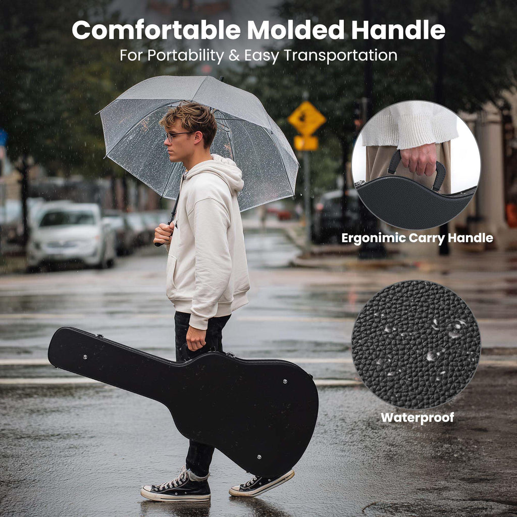 Dreadnought 41 Inch Wooden Hardshell Guitar Case P28724