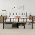 Black Full Size Metal Platform Bed Frame I63159