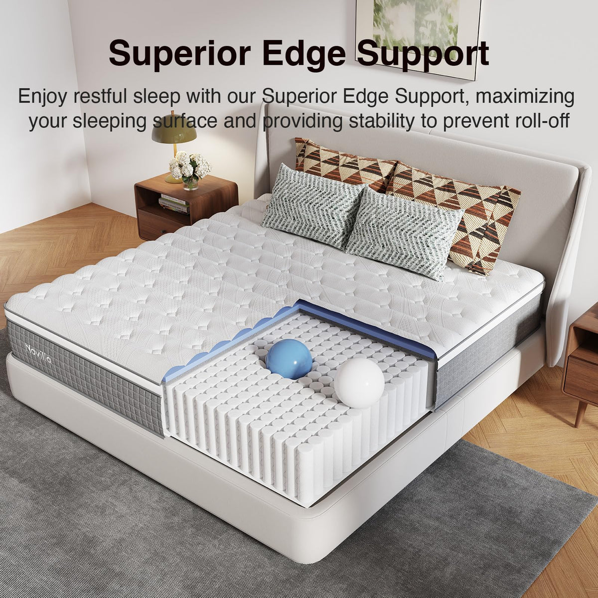 12 Inch Full Size Hybrid Gel Memory Foam Mattress Z9990